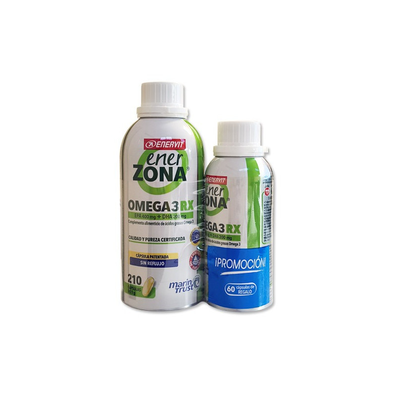 Enerzona Omega 3rx Aceite de Pescado 1gr 210caps + 60caps - Farmacia en Casa Online