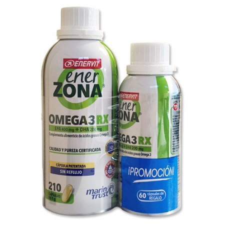 Enerzona Omega 3rx Aceite de Pescado 1gr 210caps + 60caps - Farmacia en Casa Online