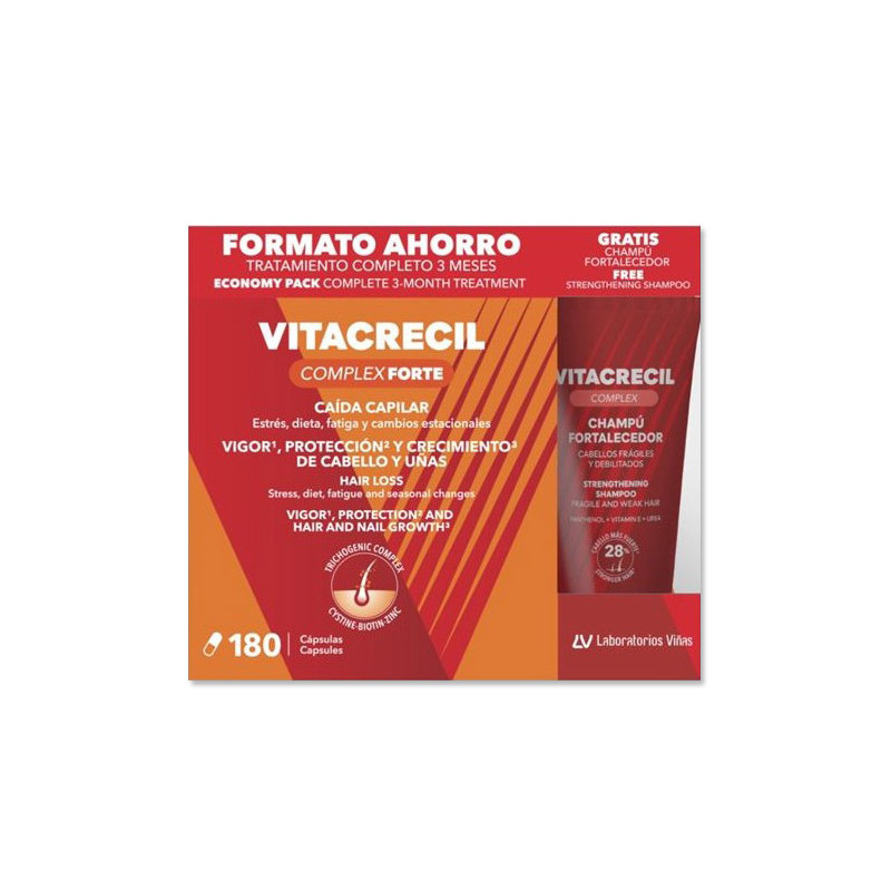 Vitacrecil Complex Forte 180Caps - Farmacia en Casa Online