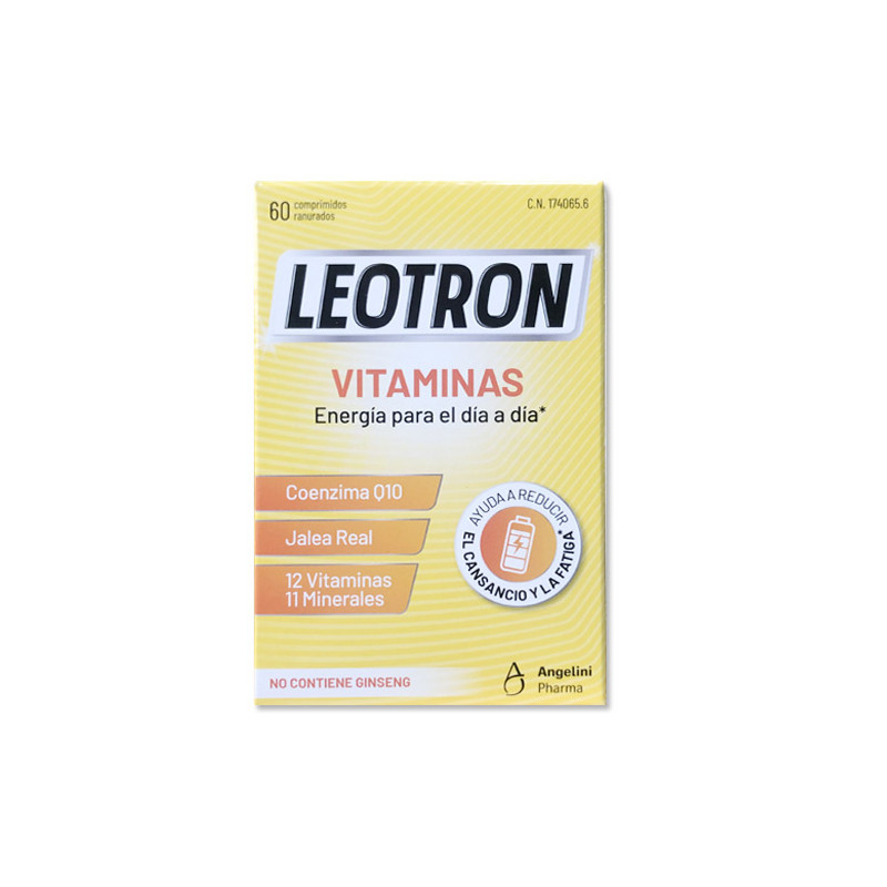 Angelini Leotron Vitalidad Vitaminas 60Comp - Farmacia en Casa Online