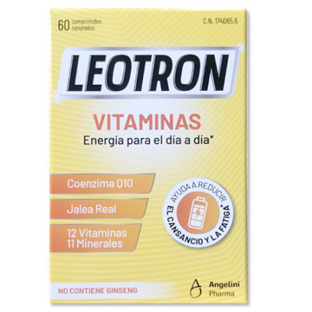 Angelini Leotron Vitalidad Vitaminas 60Comp - Farmacia en Casa Online