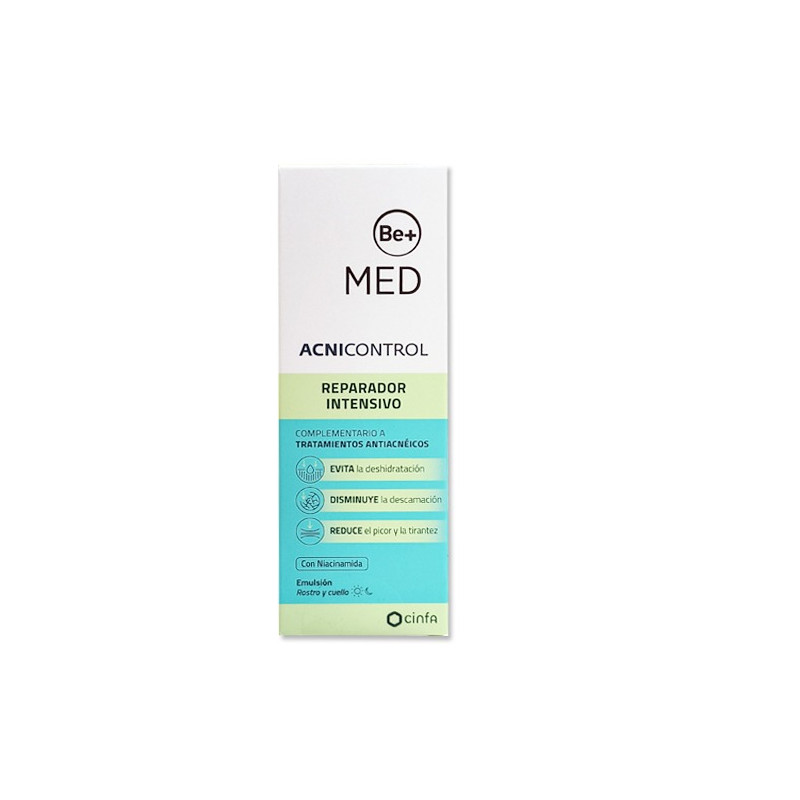 Be+ Med Acnicontrol Emulsion Reparadora Intensiva 40ml - Farmacia en Casa Online