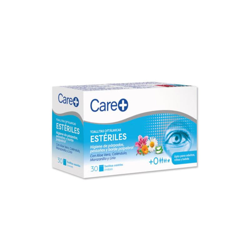 Care+ Eyes Toallitas Oftalmicas Esteriles 30Uds - Farmacia en Casa Online