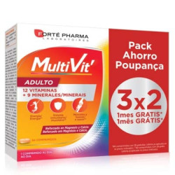 Forte Pharma Multivit Energy Adulto 84Comp - Farmacia en Casa Online