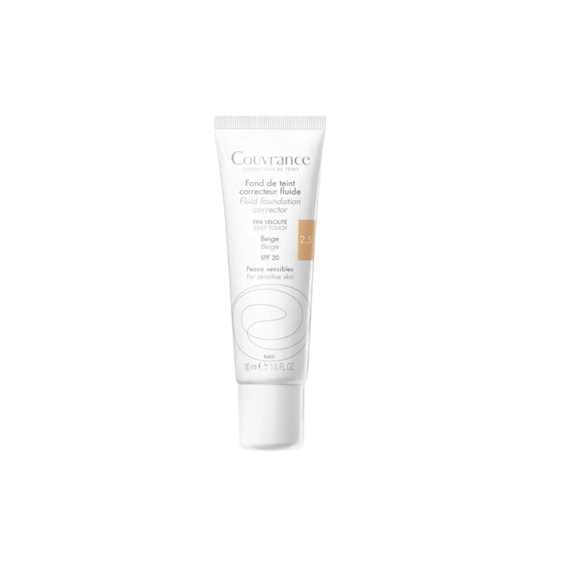 Avène couvrance maquillaje fluido corrector beige SPF 20 30ml - Farmacia en Casa Online