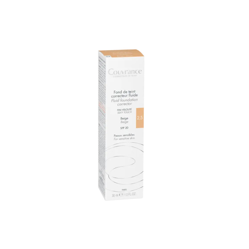 Avène couvrance maquillaje fluido corrector beige SPF 20 30ml - Farmacia en Casa Online
