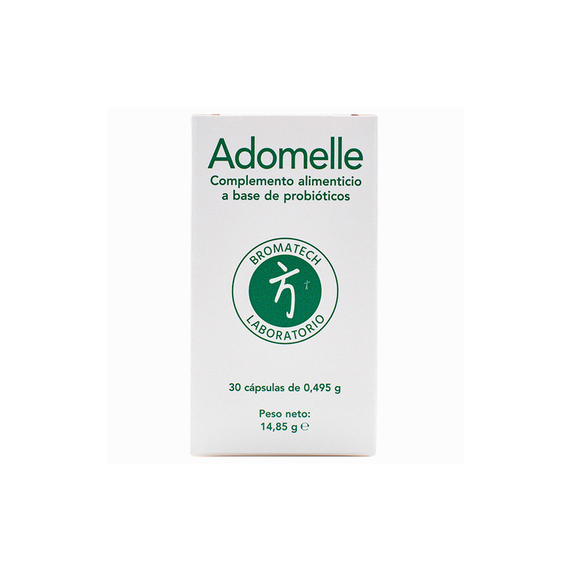 Adomelle complemento alimenticio con fermentos lacteos 30 caps - Farmacia en Casa Online