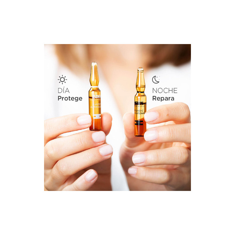 Isdinceutics Flavo-C Melatonin 10Ampollas + Ultraglican 10Amp - Farmacia en Casa Online