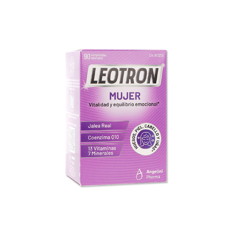 Angelini Leotron Mujer Vitalidad 90Comp - Farmacia en Casa Online