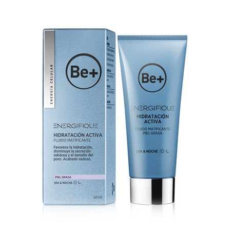 Be+ Med Energifique Hidratacion Activa Fluido Matificante 40ml - Farmacia en Casa Online