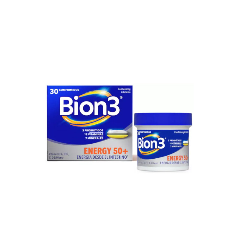 Bion3 Energy 50+ 30Comp - Farmacia en Casa Online