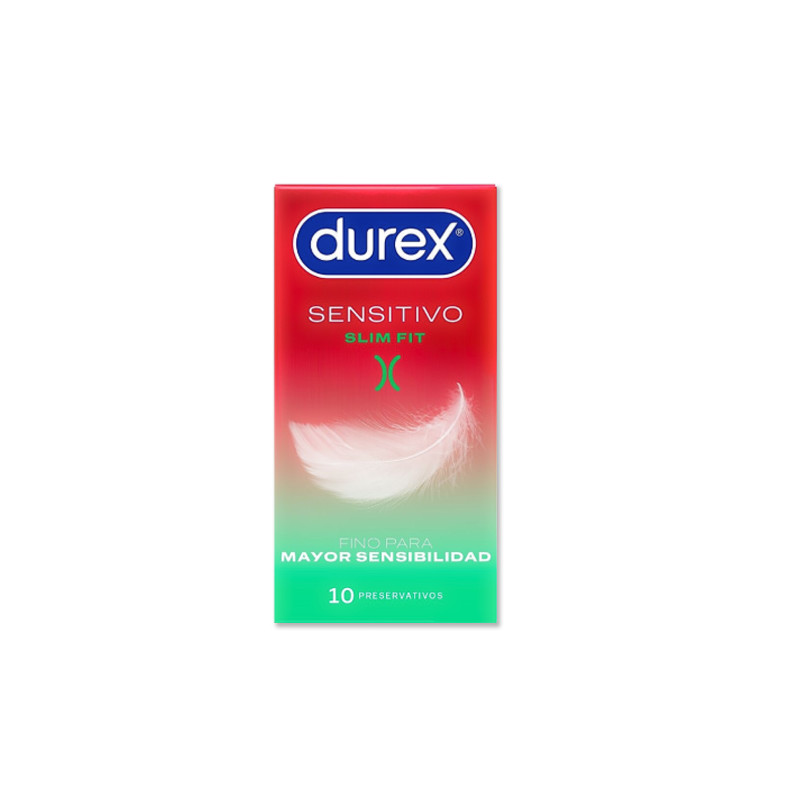 Durex Preservativo Sensitivo Slim Fit 10Uds - Farmacia en Casa Online