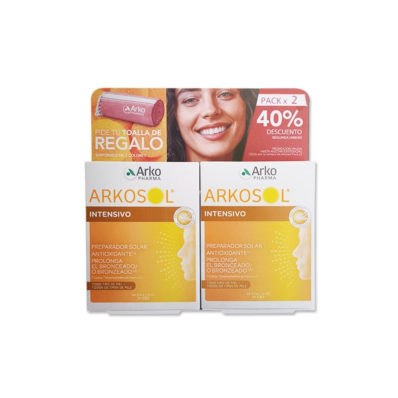 Arkosol Intensivo Piel Radiante Duplo 2x30Caps - Farmacia en Casa Online