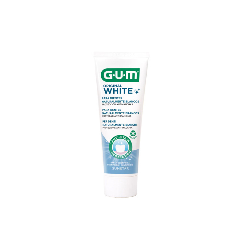 Gum Pasta Original White 75ml - Farmacia en Casa Online