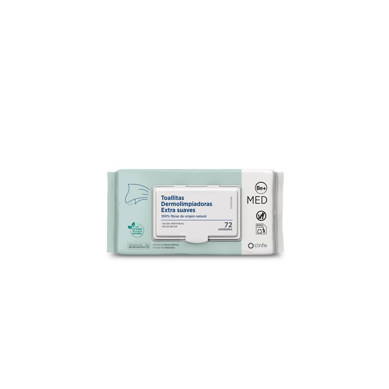 Be+ Med Pediatrics Toallitas Dermolimpiadoras Extra Suaves 72Uds - Farmacia en Casa Online