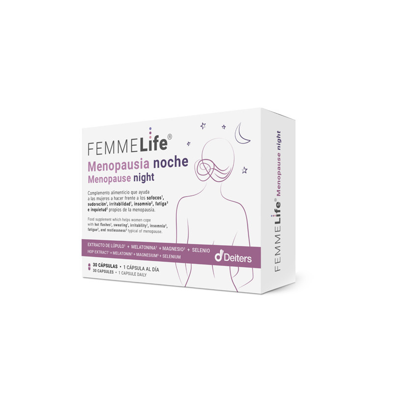 Femmelife Menopausia Noche 30Caps - Farmacia en Casa Online