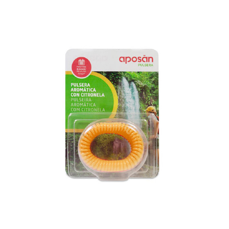 Aposan Pulsera Aromatica con Citronela Muelle Naranja 3Uds - Farmacia en Casa Online