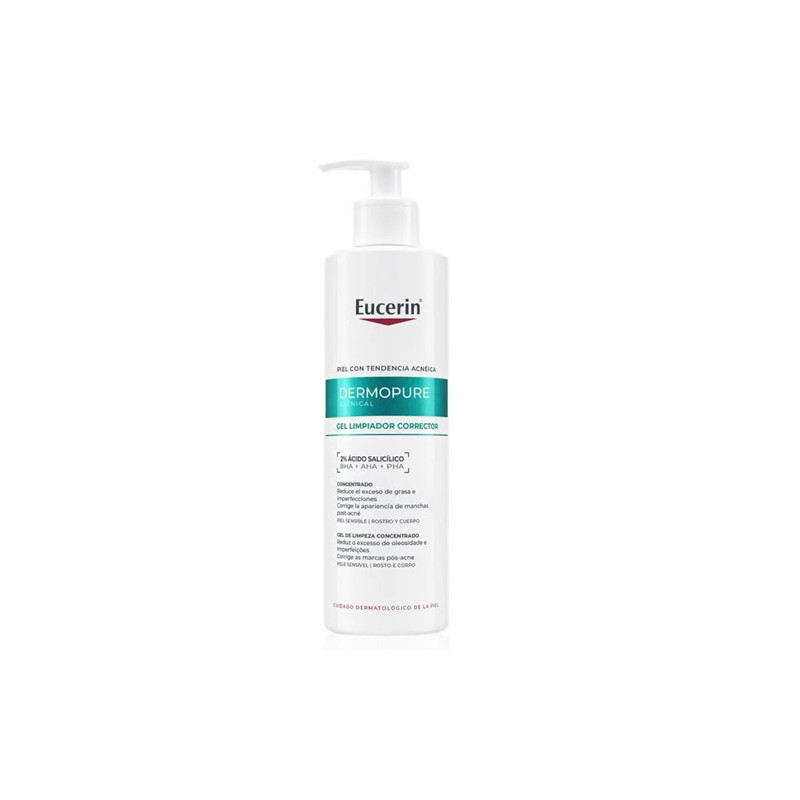 Eucerin Dermopure Clinical Gel Limpiador Corrector 400ml - Farmacia en Casa Online