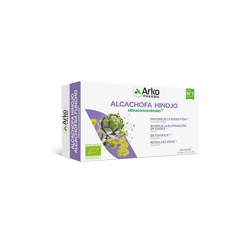 Arkofluido Alcachofa Hinojo Ultra Concentrado 20Amp - Farmacia en Casa Online