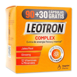 Angelini Leotron Complex Energia Fisica y Mental 90+30Caps - Farmacia en Casa Online