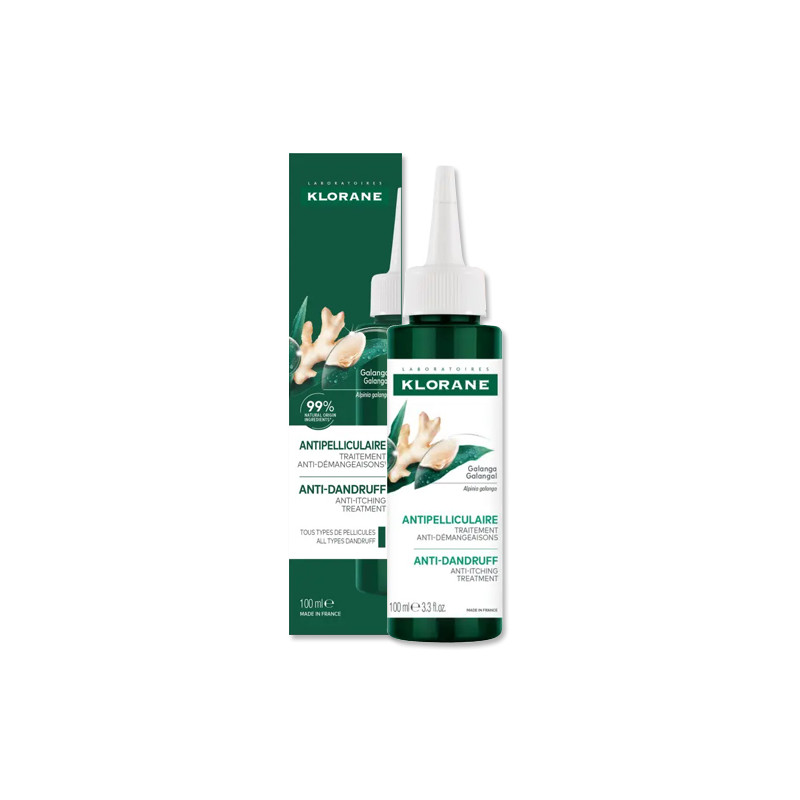 Klorane Tratamiento Anticaspa Sin Aclarado Galanga 100ml - Farmacia en Casa Online