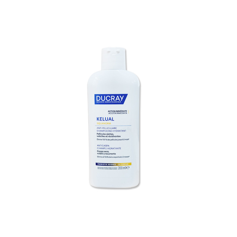 Ducray Kelual Squanorm Champu Caspa Seca 200ml - Farmacia en Casa Online