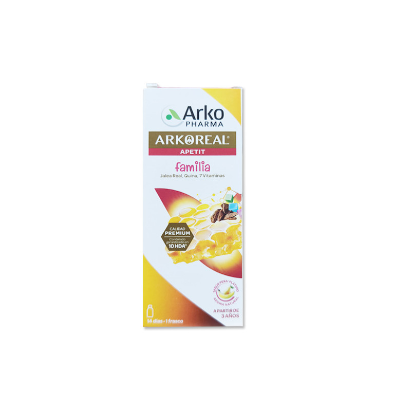 Arkoreal Apetit Familia Jalea Real Sabor Pera-Platano 150ml - Farmacia en Casa Online