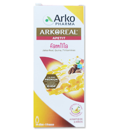 Arkoreal Apetit Familia Jalea Real Sabor Pera-Platano 150ml - Farmacia en Casa Online