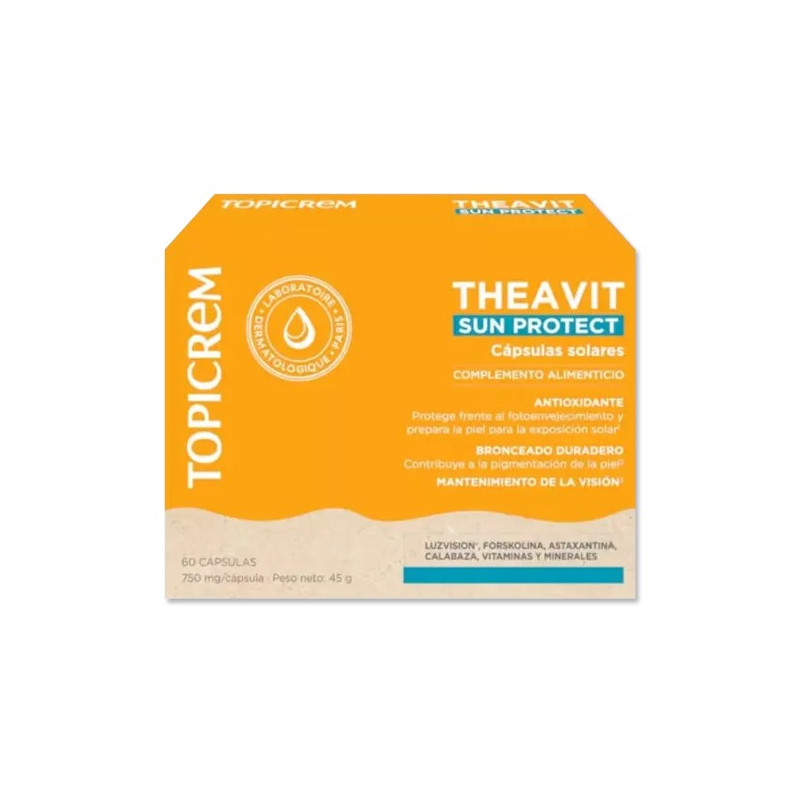 Topicrem Theavit Sun Protect 30Caps - Farmacia en Casa Online