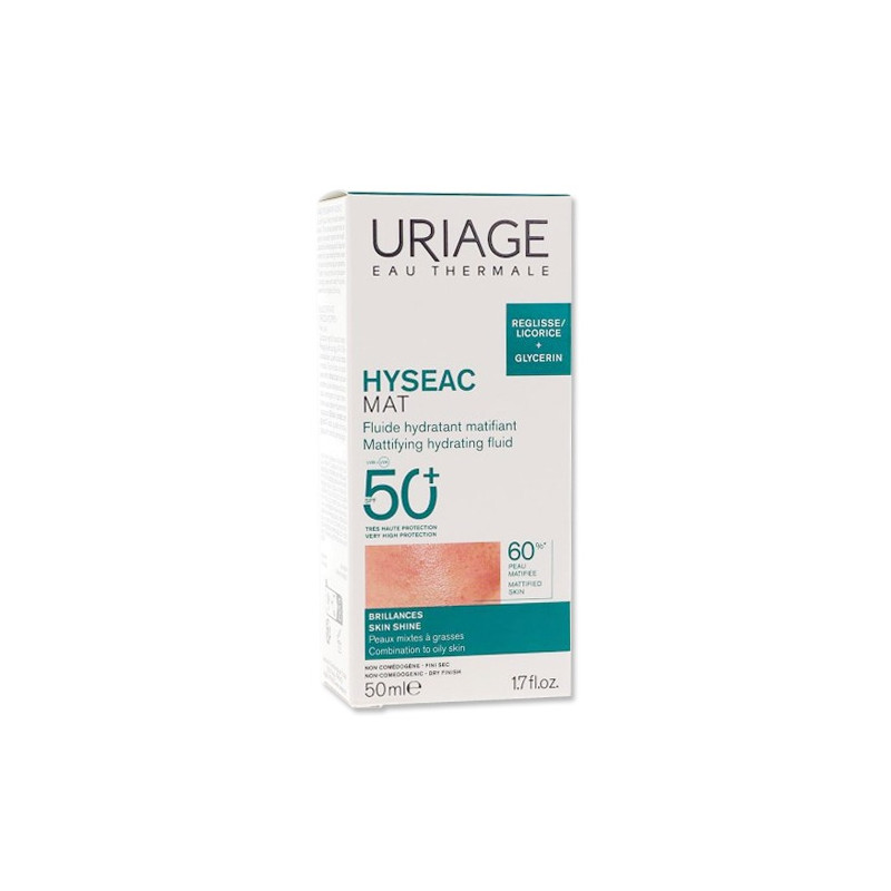 Uriage Hyseac Fluido Hidratante Matificante Spf50+ 50ml - Farmacia en Casa Online