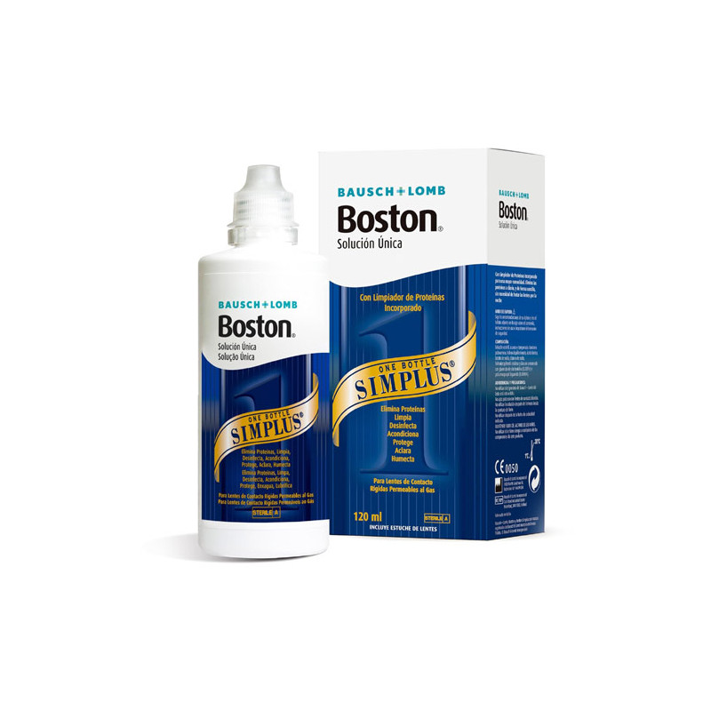Bausch Lomb Boston Simplus Solucion Unica 120ml - Farmacia en Casa Online