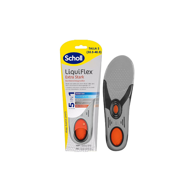 Scholl Liquiflex Soporte Extra Plantilla Talla S 2Uds - Farmacia en Casa Online
