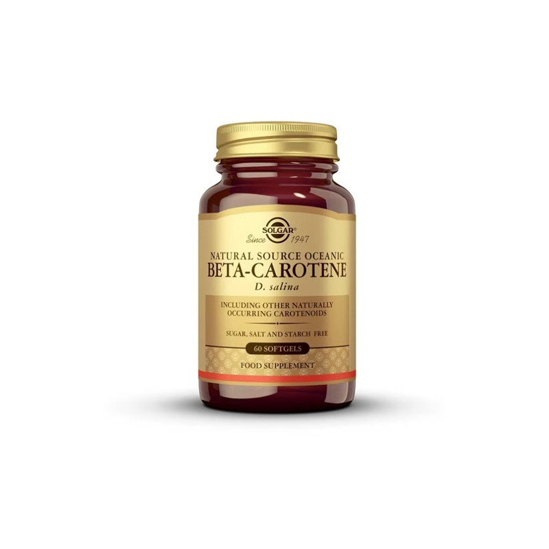 Solgar Beta-Carotenos 60Caps Blandas - Farmacia en Casa Online