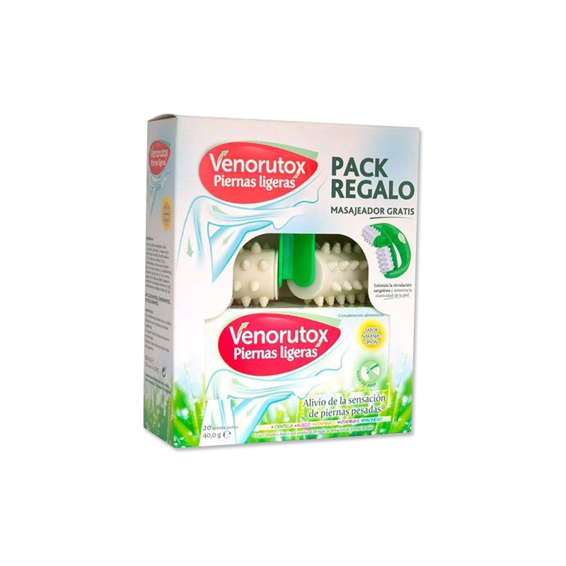 Venorutox Piernas ligeras 20 Sobres + Masajeador