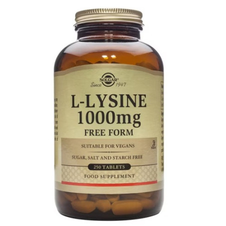Solgar L-Lisina 1000mg 250Comp - Farmacia en Casa Online