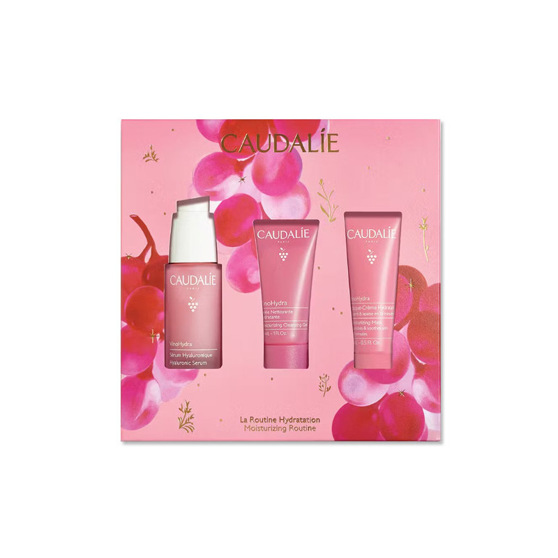 Caudalie VinoHydra Serum 30ml +Masc 15ml +Gel Hidratante 30ml - Farmacia en Casa Online