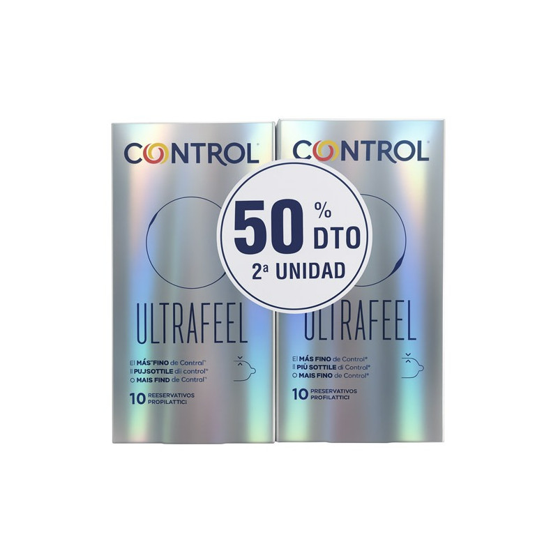 Control Preservativos Ultrafeel Duplo 2x10Uds - Farmacia en Casa Online