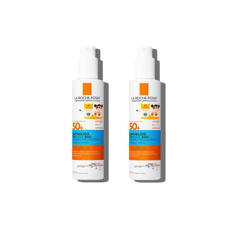 Anthelios Dermo-Pediatrics UVMune400 Spray Spf50+ 2x200ml.R.Posay - Farmacia en Casa Online