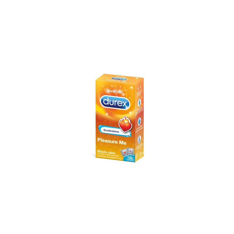Durex preservativo pleasure me efecto calor 12 uds - Farmacia en Casa Online