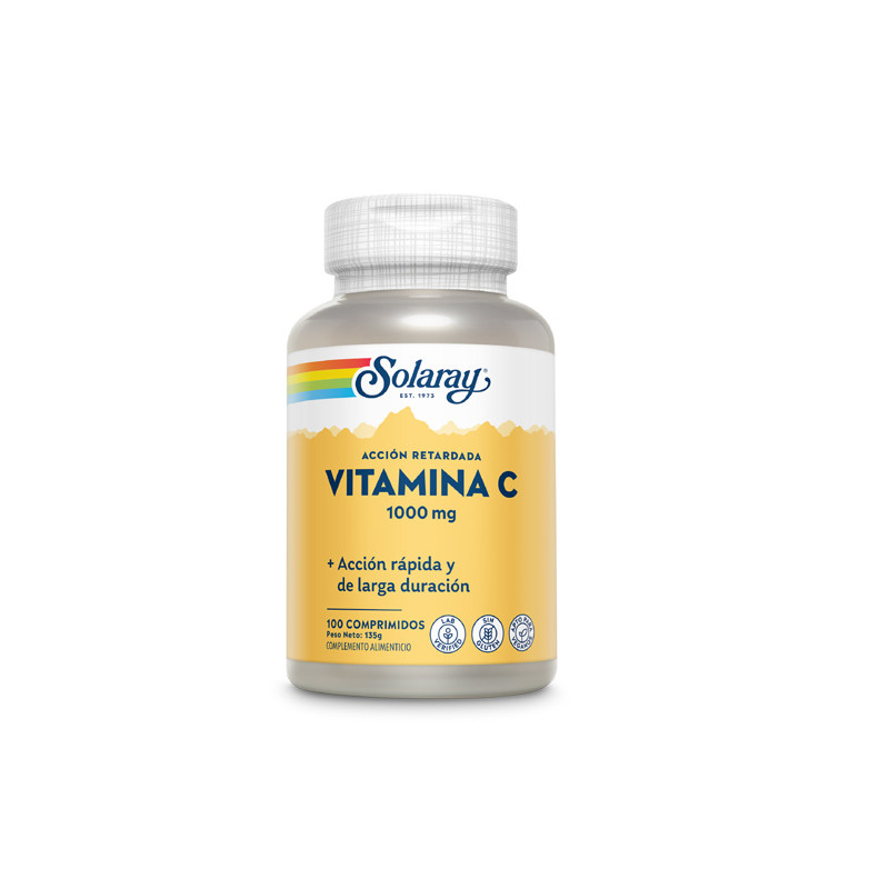 Solaray Vitamina C 1000mg Accion Retardada 100Comp