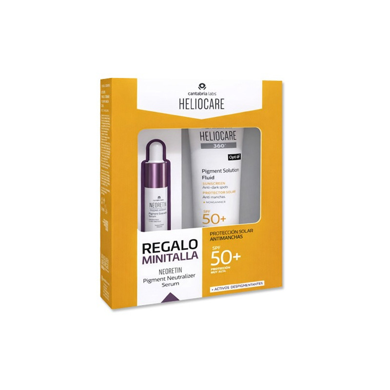 Heliocare 360º Pigment Solution Fluid Spf50+ 50ml + Neoretin 10ml - Farmacia en Casa Online