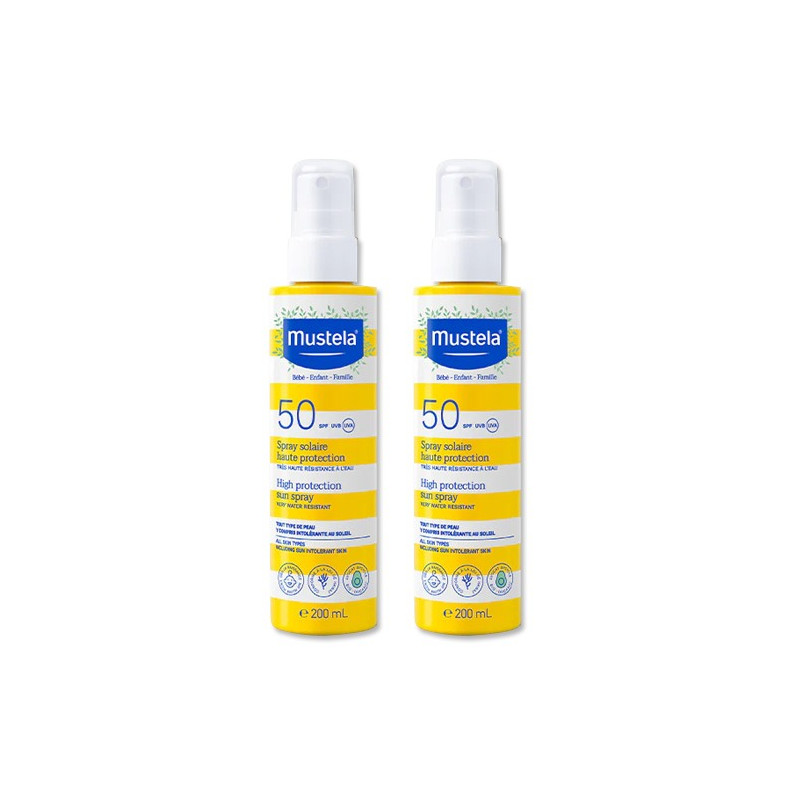 Mustela Solar Spray Spf50 Duplo 2x200ml - Farmacia en Casa Online