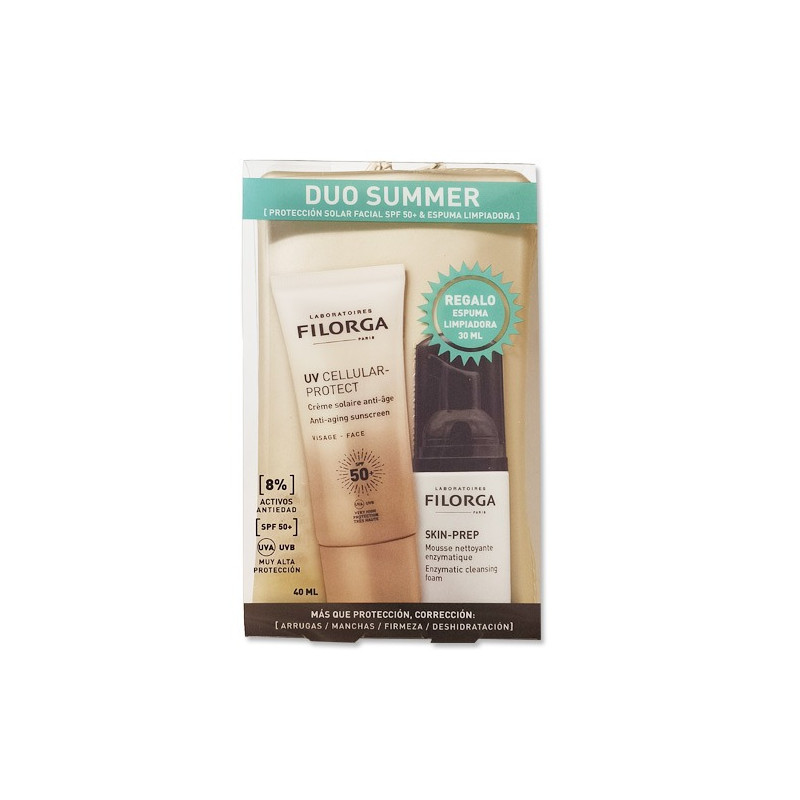 Filorga UV Cellular-Protect Crema Spf50+ 40ml + Espuma 30ml - Farmacia en Casa Online