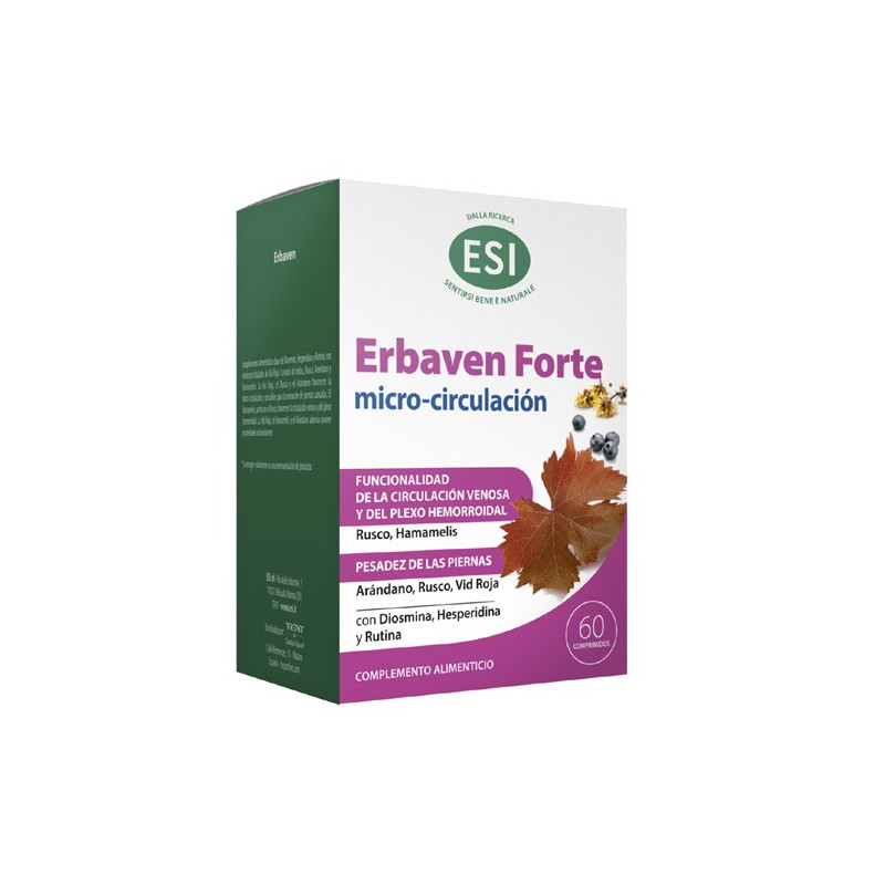 ESI Erbaven Forte Micro-Circulacion 60Comp - Farmacia en Casa Online