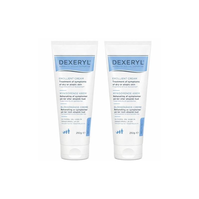 Dexeryl Crema Emoliente Duplo 2x250ml - Farmacia en Casa Online