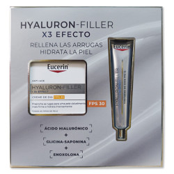 Eucerin Hyaluron-Filler + Crema Dia Spf30 50ml +C. Ojos 15ml - Farmacia en Casa Online