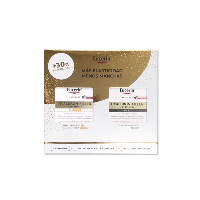 Eucerin Hyaluron-Filler Elasticity Dia Spf30 50ml + Noche 50ml - Farmacia en Casa Online