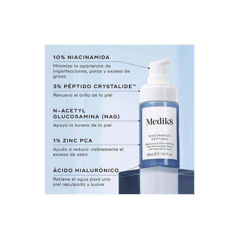 Medik8 Peptides Serum Niacinamida 30ml - Farmacia en Casa Online