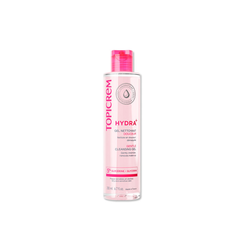 Topicrem Hydra+ Gel Limpiador Suave 200ml