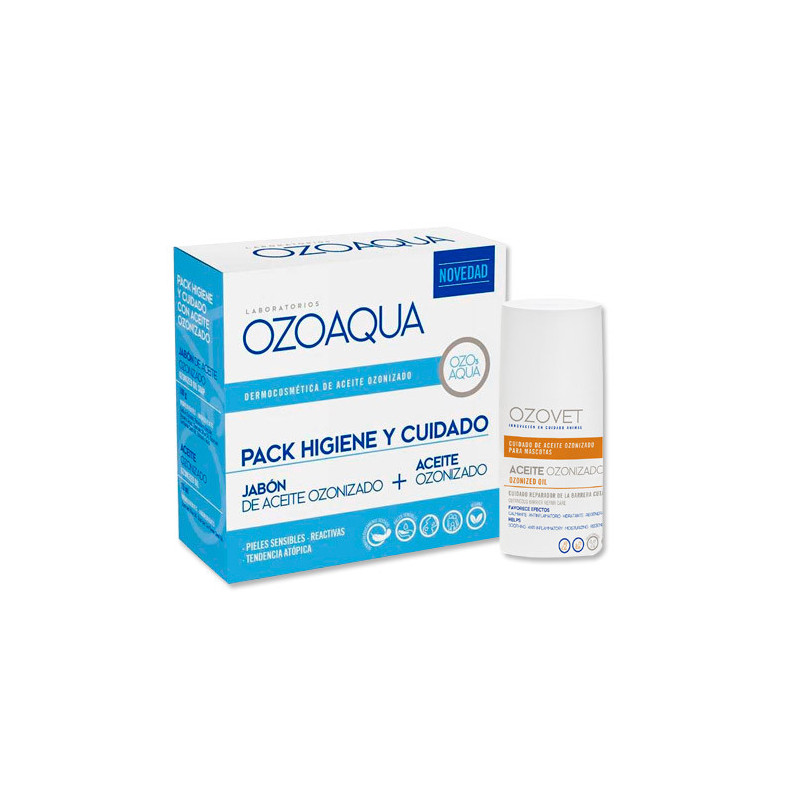 Ozoaqua Aceite Ozonizado 15ml + Jabon 100gr